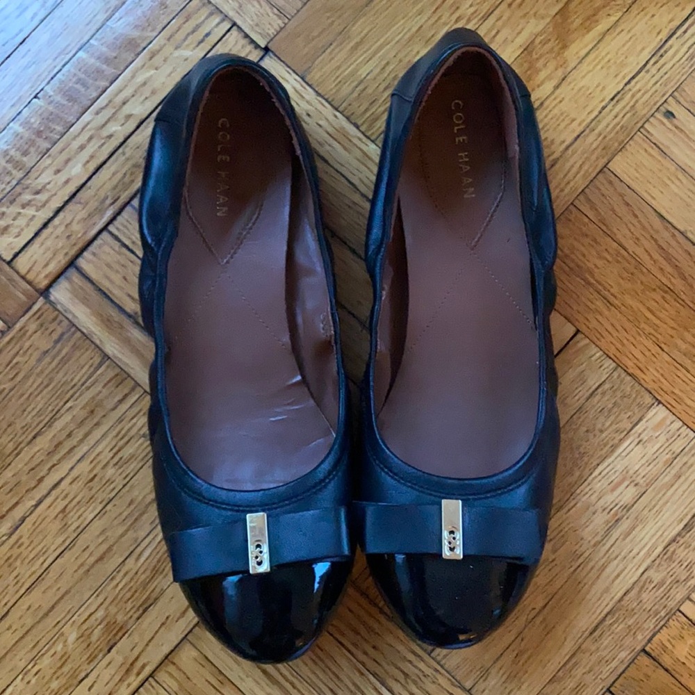 Cole Haan ballet slippers flats black 8.5
